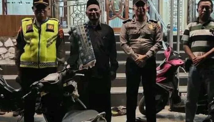 Polsek Saribudolok Amankan Shalat Berjamaah Dalam Bulan Suci Ramadhan