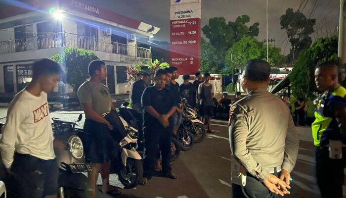 Ratusan Kendaraan Knalpot Blong Diamankan Polresta Pekanbaru