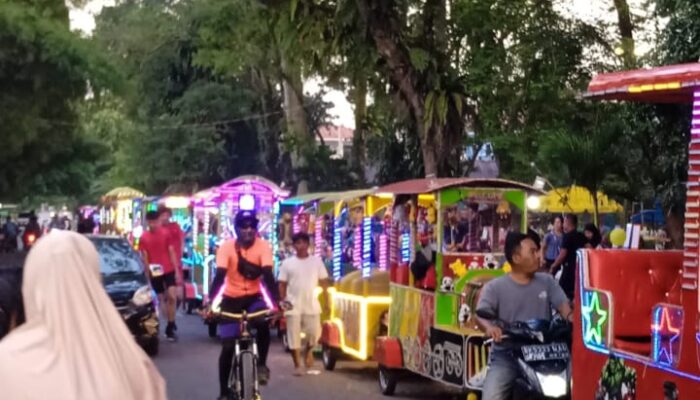Akibatkan Macet Panjang Odong Odong Siantar Harus Ditertibkan