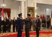 Presiden Jokowi Lantik Marsdya Tonny Harjono Jadi KSAU