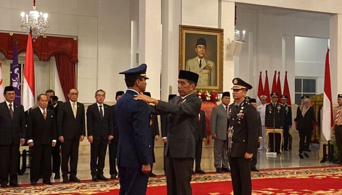 Presiden Jokowi Lantik Marsdya Tonny Harjono Jadi KSAU