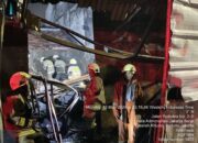 Kebakaran Gudang di Kalideres Puluhan Personil Damkar Dikerahkan