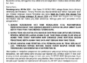 CV. Keyko Indo Sampaikan Permohonan Maaf