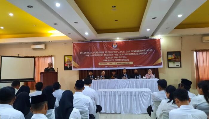 Bawaslu dan DPRD Simalungun Ingatkan PPK Bekerja Profesional