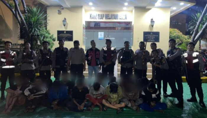 19 Remaja Hendak Tawuran Diamankan Polres Jakarta Barat