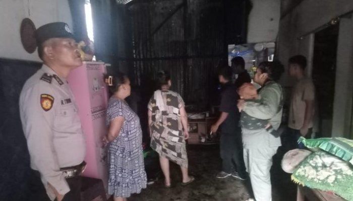 1 Unit Rumah Semi Permanen Terbakar di Pematangsiantar