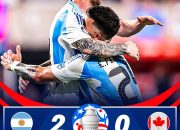 Copa Amerika 2024 : Messi Cetak Gol, Argentina Melaju Ke Final