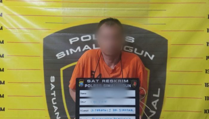 Pelaku Pencabulan Terhadap Dua Anak Kandungnya Diamankan Polres Simalungun