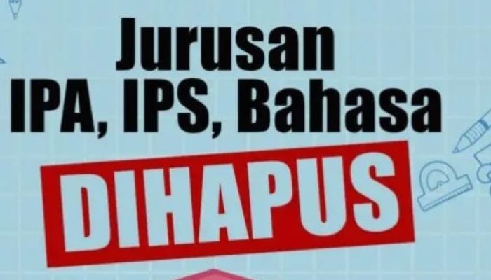 Kemendikbud RI Hapus Jurusan IPA, IPS dan Bahasa Untuk SMA
