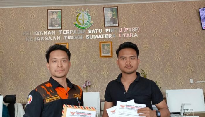 Kurang Percaya Kinerja Kejari Simalungun, Sapma PP Melaporkannya Ke Kejatisu dan Aswas