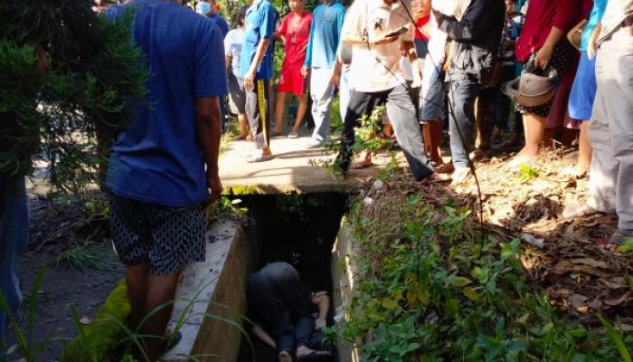 Mayat Pria Tua Ditemukan di Dalam Parit Pematangsiantar