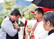 Syukuran Pemberkatan Patung Yesus Sibea-Bea Dipimpin Uskup Agung Medan