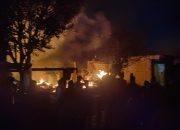Puluhan Rumah di Kampung Bangsal Pematangsiantar Raib Dilahap Api