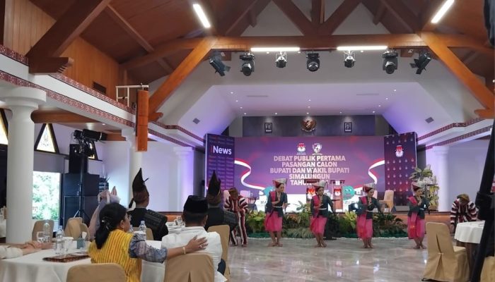 KPU Simalungun Gelar Debat Perdana Paslon Bupati dan Wakil Bupati