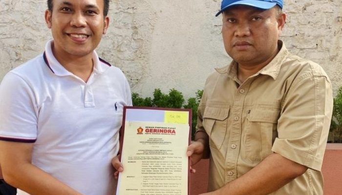 Gerindra Simalungun Resmi Dipimpin Benny Gusman Sinaga
