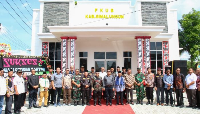 Satu-Satunya di Sumut, Kantor FKUB Simalungun Diresmikan
