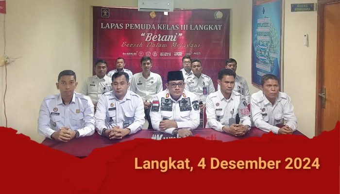 ‘Presiden Menyapa WBP’, Lapas Pemuda Langkat ikuti Rapat Persiapan Perencanaan