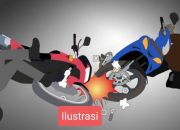 Vixion VS Beat Tabrakan Satu Orang Tewas