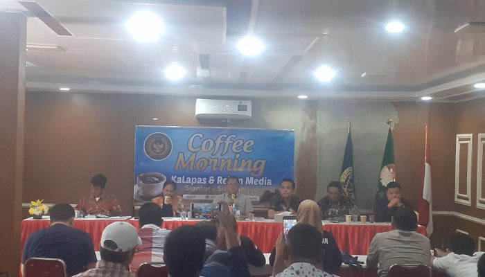 Perkuat Sinergitas, Kalapas Pematangsiantar Gelar Coffee Morning Dengan Insan Pers