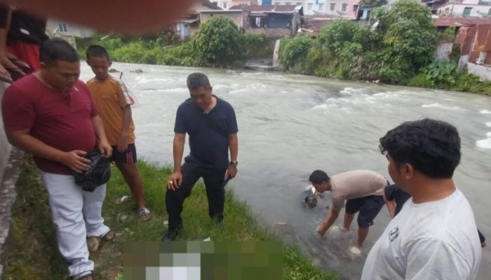 Mayat Orok Bayi Ditemukan di Sungai Bah Bolon Pematangsiantar