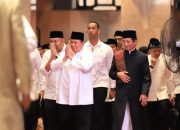 Prabowo Subianto dan Gibran Bersama Sejumlah Pejabat Negara Sholat Id di Masjid Istiqlal