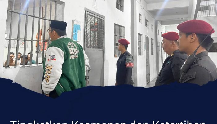 Tingkatkan Keamanan dan Ketertiban, Lapas Pemuda Langkat Kembali Gelar Razia Kamar Hunian Mendadak