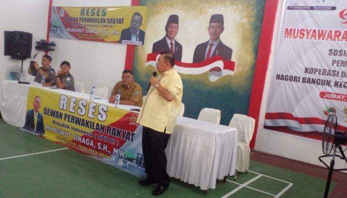 Mangihut Sinaga Gelar Kegiatan Reses di Nagori Bangun Simalungun