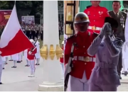 Paskibraka di Mamasa Sempat Salah Ikat Bendera Merah Putih