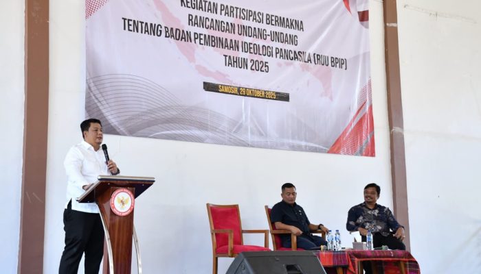Bupati Samosir Dukung Pembahasan RUU BPIP, Perkuat Pembinaan Ideologi Pancasila