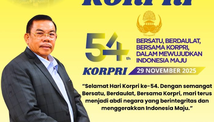 Mangihut Sinaga Memberikan Semangat di HUT Korpri ke 54