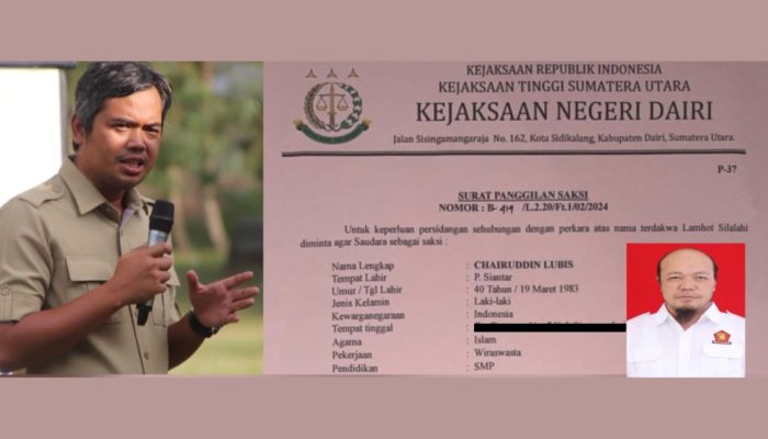 Dugaan Ijazah Paket C Chairuddin Lubis Bermasalah, Tuntut Gusmiyadi Dicopot Dari Ketua Gerindra Pematangsiantar