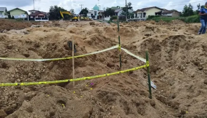 Ditemukan Tewas Tertanam di Areal Kaplingan, Polres Siantar Selidiki Penyebab Kematian Kenzo