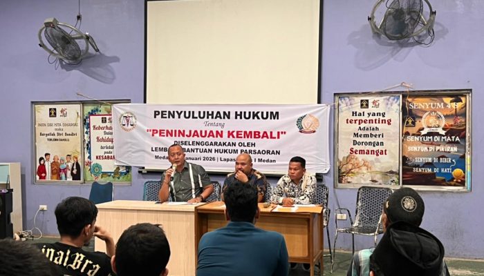 LBH Parsaoran Berikan Penyuluhan Bantuan Hukum Bagi Terpidana di Lapas Kelas I Medan