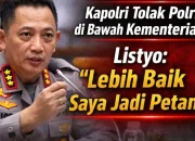 Kapolri Tolak Polri Dibawah Kementerian