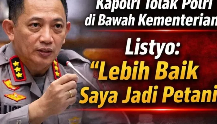 Kapolri Tolak Polri Dibawah Kementerian