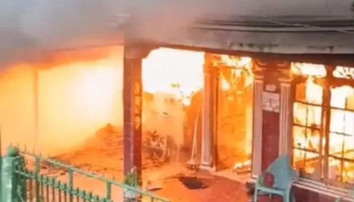 1 Unit Rumah Hangus di Pematangsiantar Diduga Akibat Korsleting