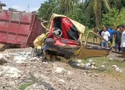 Kereta Api Hantam Truk di Perlintasan Tanpa Plang, Sopir Tewas