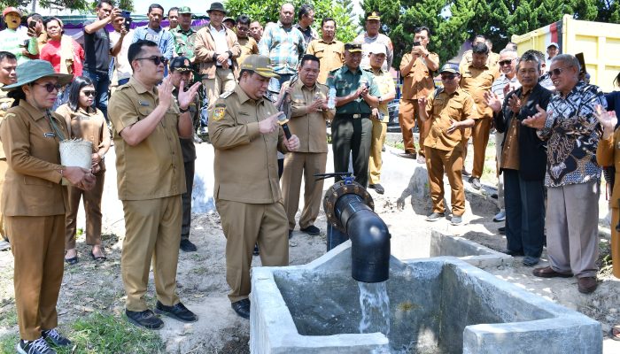 Perkuat Ketahanan Pangan, Bupati Samosir Resmikan Pompa Air Tenaga Surya Rp 2,6 Miliar di Onan Runggu