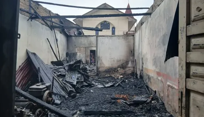 Satu Bengkel dan Tiga Rumah Kebakaran di Pematangsiantar