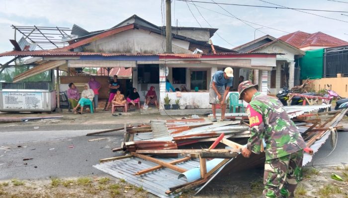 Sejumlah Rumah di Deli Serdang Rusak Akibat Angin Kencang