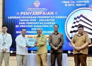 Bupati Simalungun Sampaikan LKPD 2025 ke BPK Sumut