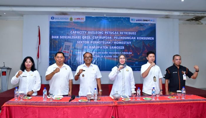 Perkuat Digitalisasi dan Kepatuhan Pajak, Pemkab Samosir Jalin Kolaborasi dengan BI, Bank Sumut dan Kejari
