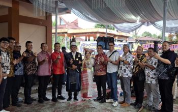 Rombongan Dit Intelkam Polda Sumut Hadiri Pernikahan Briptu Samuel Deopin Saragih dan Efri Elsridayani Purba