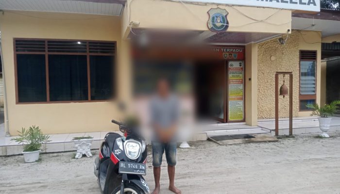 Polsek Gunung Malela Berhasil Tangkap Pelaku Penggelapan Kurang Dari 48 Jam