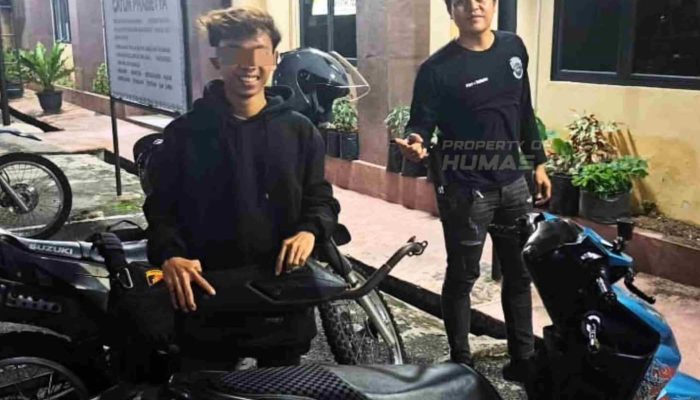 Polres Pematangsiantar Amankan 4 Sepeda Motor Knalpot Brong