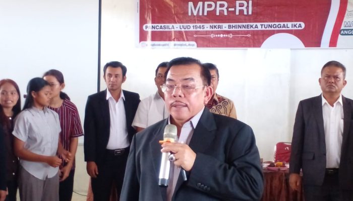 Mangihut Sinaga Berikan Sosialisasi 4 Pilar Kebangsaan Bagi Pelajar SLTA di Pematangsiantar