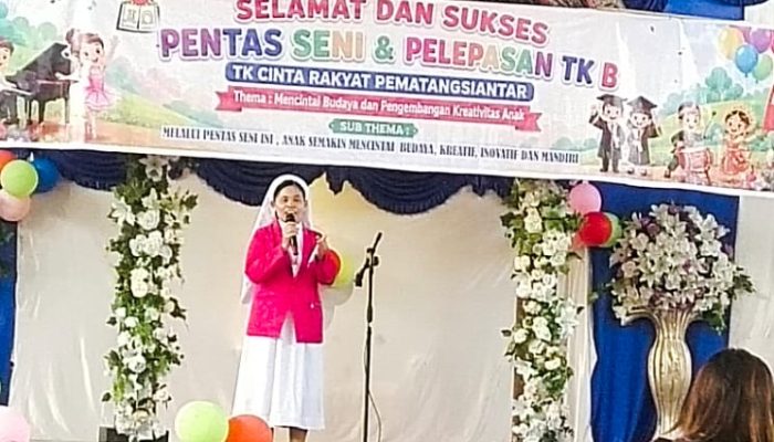 TK Cinta Rakyat Pematangsiantar Gelar Pensi dan Pelepasan Siswa