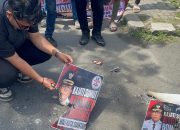 Alisansi CS KERAS Geruduk Kejatisu dan Bakar Foto Walikota Pematangsiantar