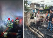Dua Rumah Ludes Terbakar di Pematangsiantar