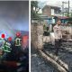 Dua Rumah Ludes Terbakar di Pematangsiantar